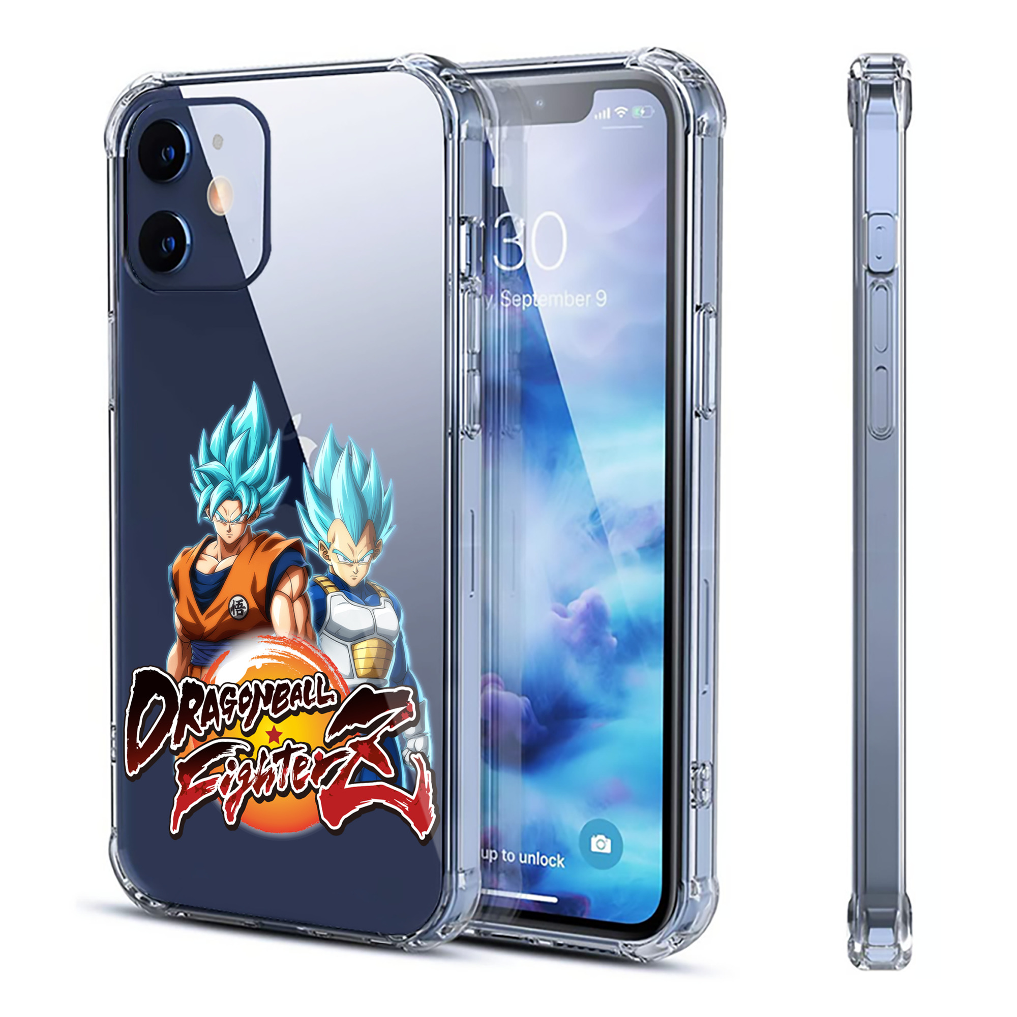 （画像用） ドラゴンボール DRAGON BALL 【iPhone 12シリーズ対応】透明スマホケース（クリアソフトケース）